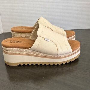 TOMS Adria Tan Wedge Sandal
